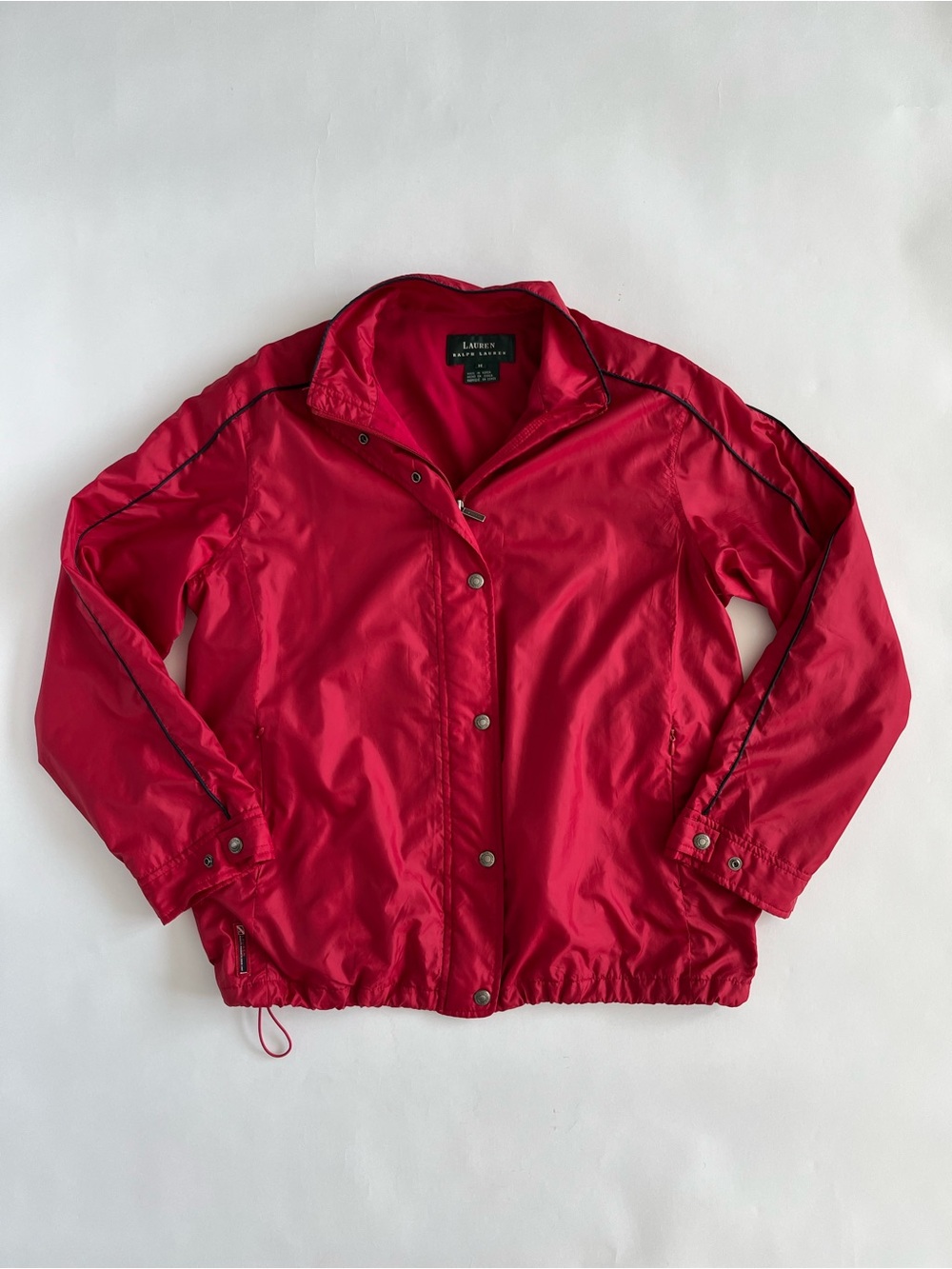 Lauren Ralph Lauren Women’s Red Lightweight Windbreaker Jacket